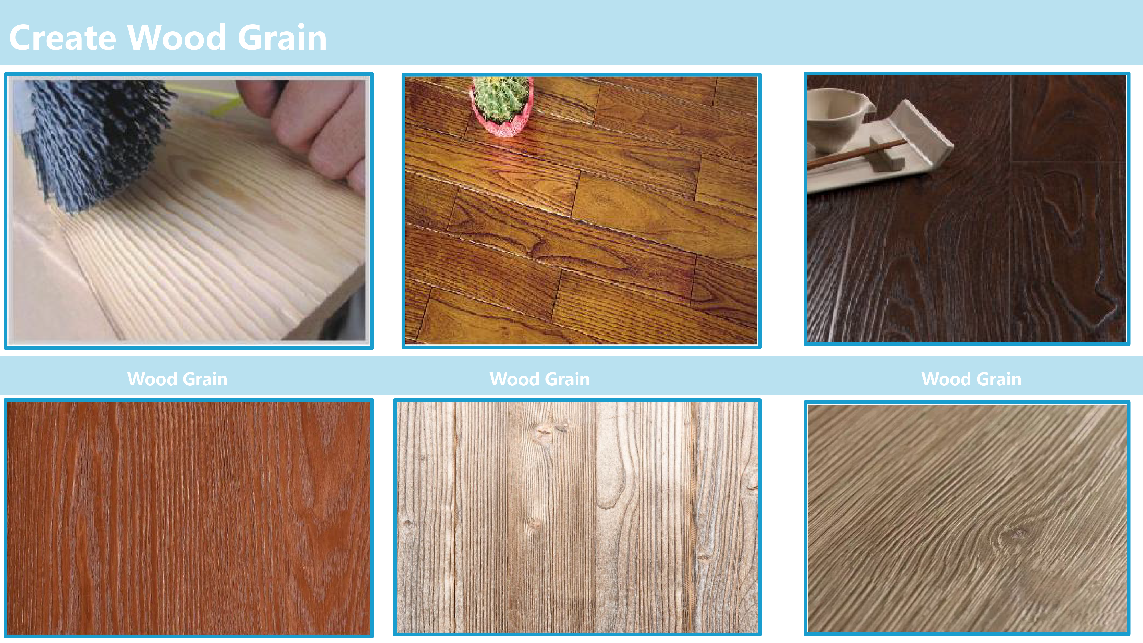 efecto de grano de madera