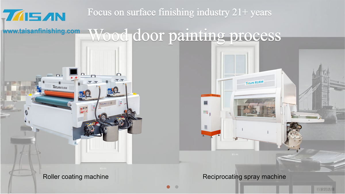 Instrucciones del proceso de pintura de puertas de madera